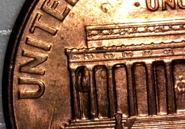 1960-D-Penny-With-Cud-In-State-On-Back-Of-Penny